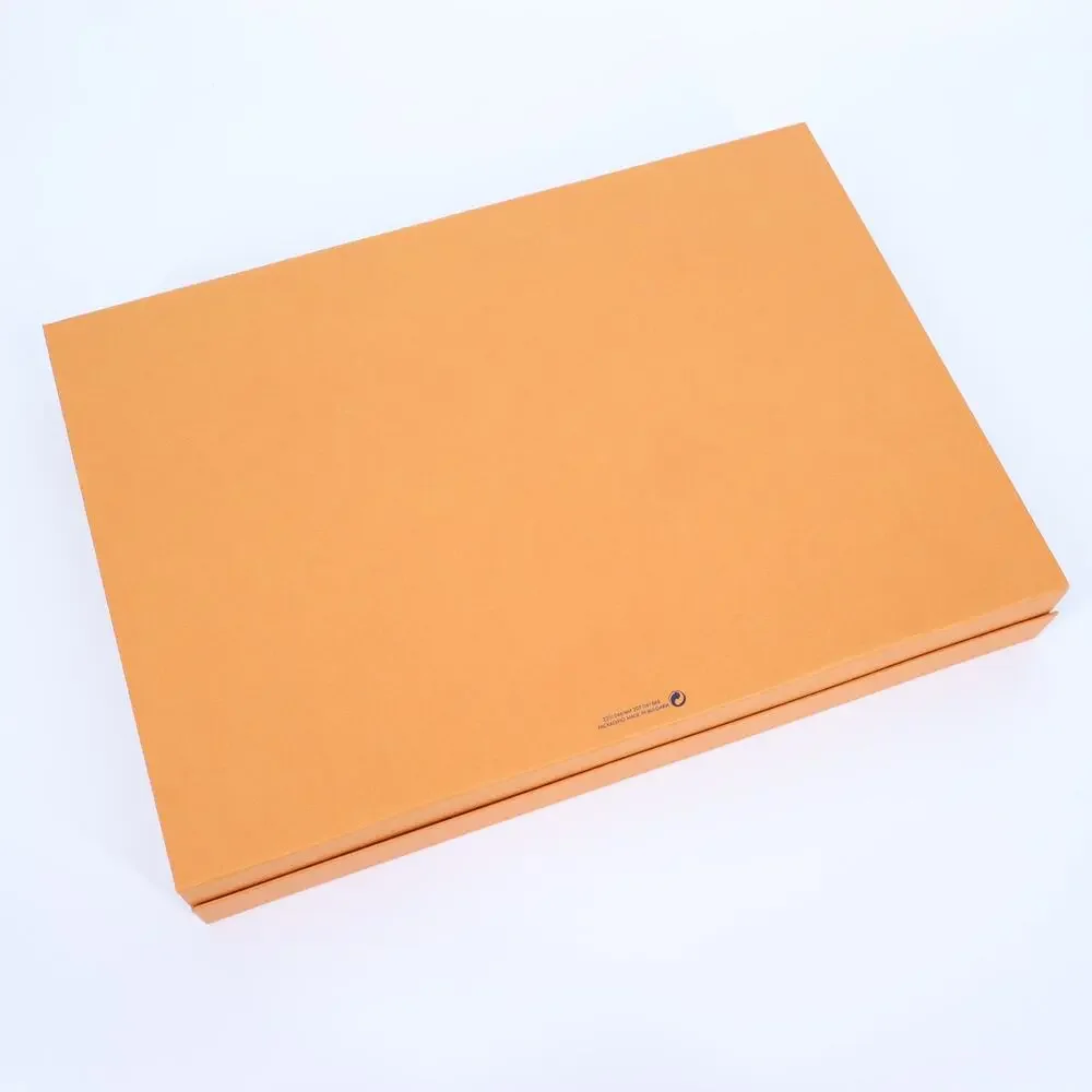 LOUIS VUITTON Orange and Navy Flip Top Magnet Gift Box 15x11x2